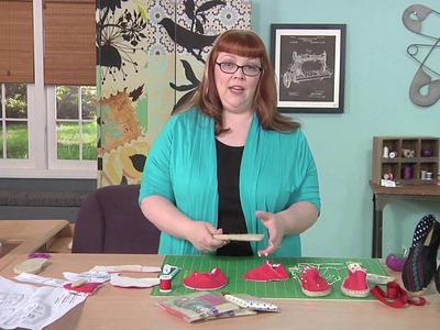 Cheryl Sleboda Demonstrates How To Make Your Own Espadrilles on It’s Sew Easy (1102-1)