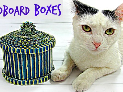 DIY How to make cardboard boxes.
