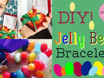 DIY Jelly Bean BRACELETS | Pink Pie Factory | Lara-Marie | How to make EDIBLE CANDY JEWELRY for Kids