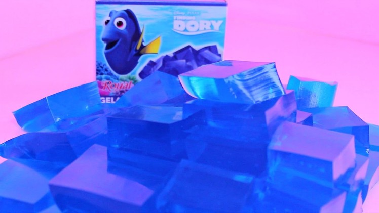 Finding Dory Ice Cube Jelly Dessert Recipe how to