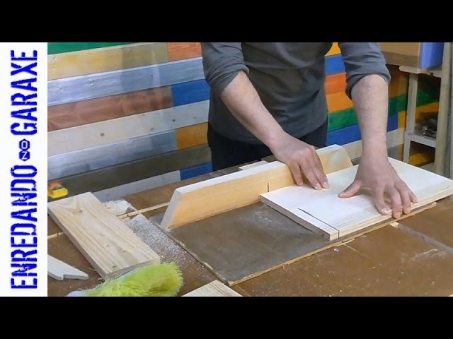 How to cut some wood to make a woodworking project