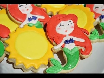How To Decorate Little Mermaid Cookies