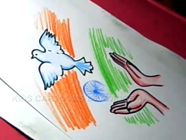 How to Draw Easy Independence day Drawing. designs Step by Step