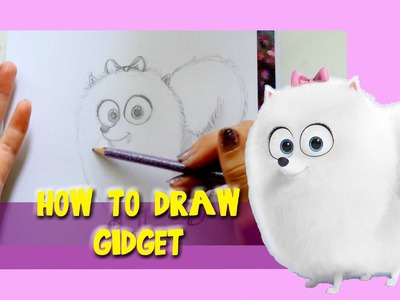 How to Draw GIDGET from SECRET LIFE OF PETS - @dramaticparrot