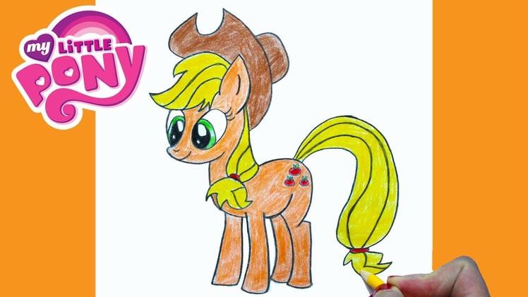 How to Draw My Little Pony AppleJack Step By Step Equestria MLP | Toy Caboodle