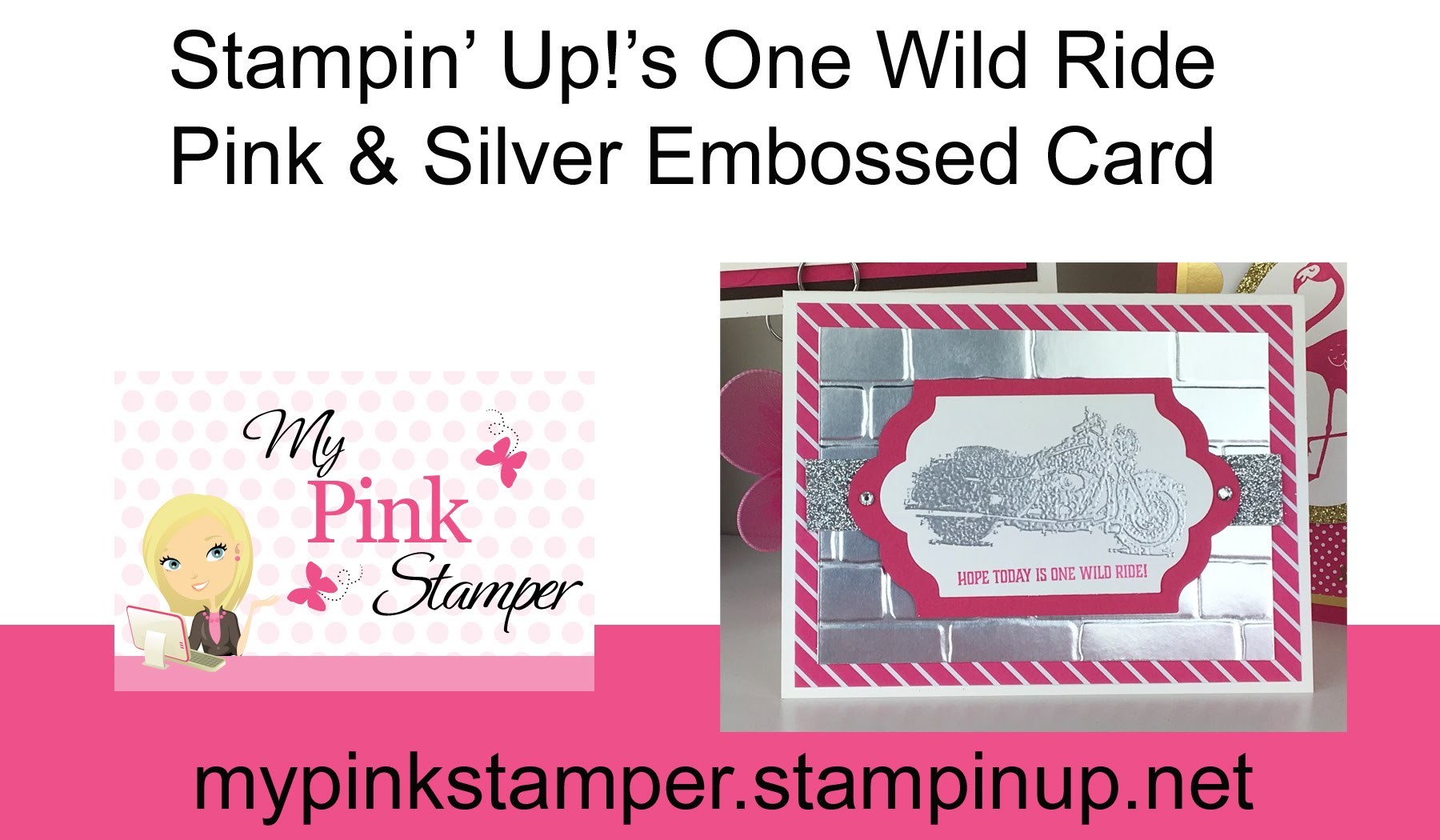 How to Emboss with Stampin' Up! One Wild Ride Stamp Set - Episode 499