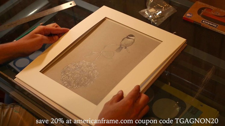 How to frame your prints and drawings with american frame and Tim Gagnon