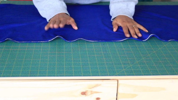How To Gather Fabric with Cooking Twine