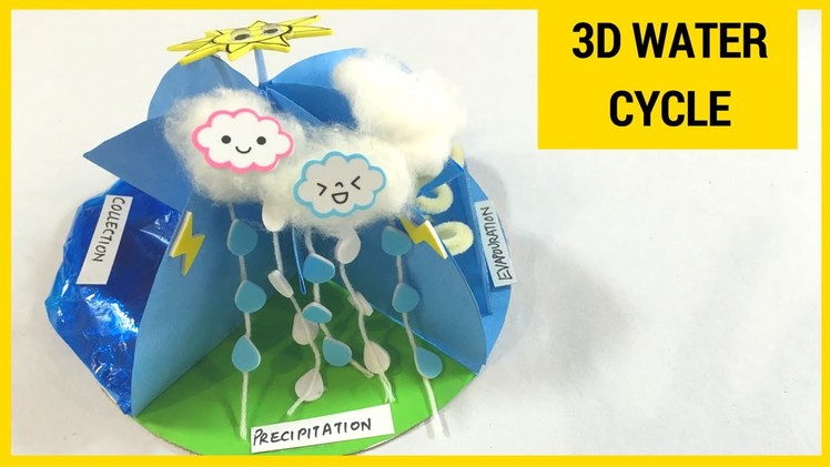 How To Make A 3D Water Cycle Model
