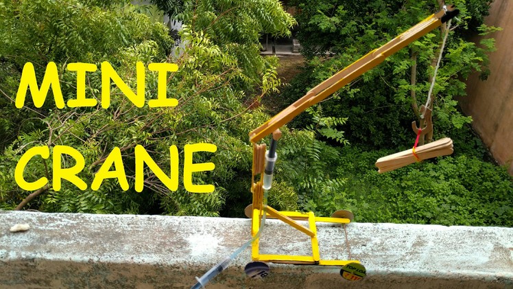 How to make a crane|very easy