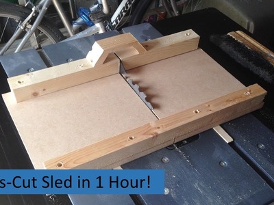 How To Make A Crosscut Sled in 1 Hour!