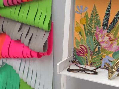 How to Make a Cut Paper Wall Hanging