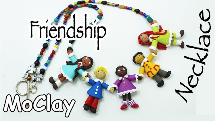 How to make a Friendship Necklace!  Polymer clay tutorial