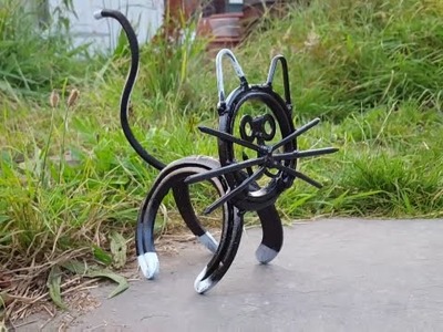 How to make a Metal Cat - Easy welding project
