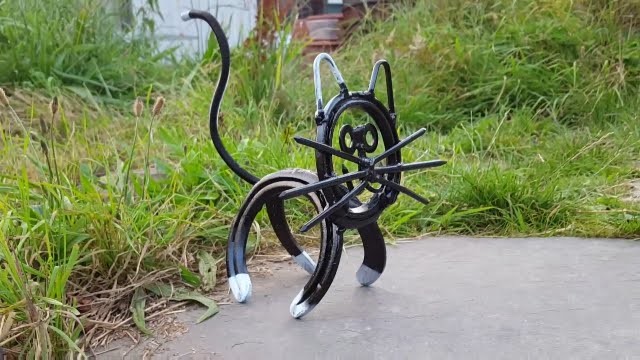 How to make a Metal Cat - Easy welding project