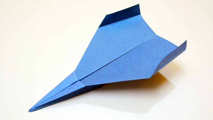 How to make a Paper Airplane - PAPER AIRPLANE that Flies for a Long Time