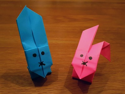 How To Make a Paper Jumping Rabbit - Origami
