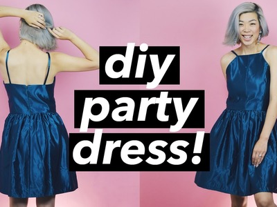 How to Make a Party Dress (halter dress style)