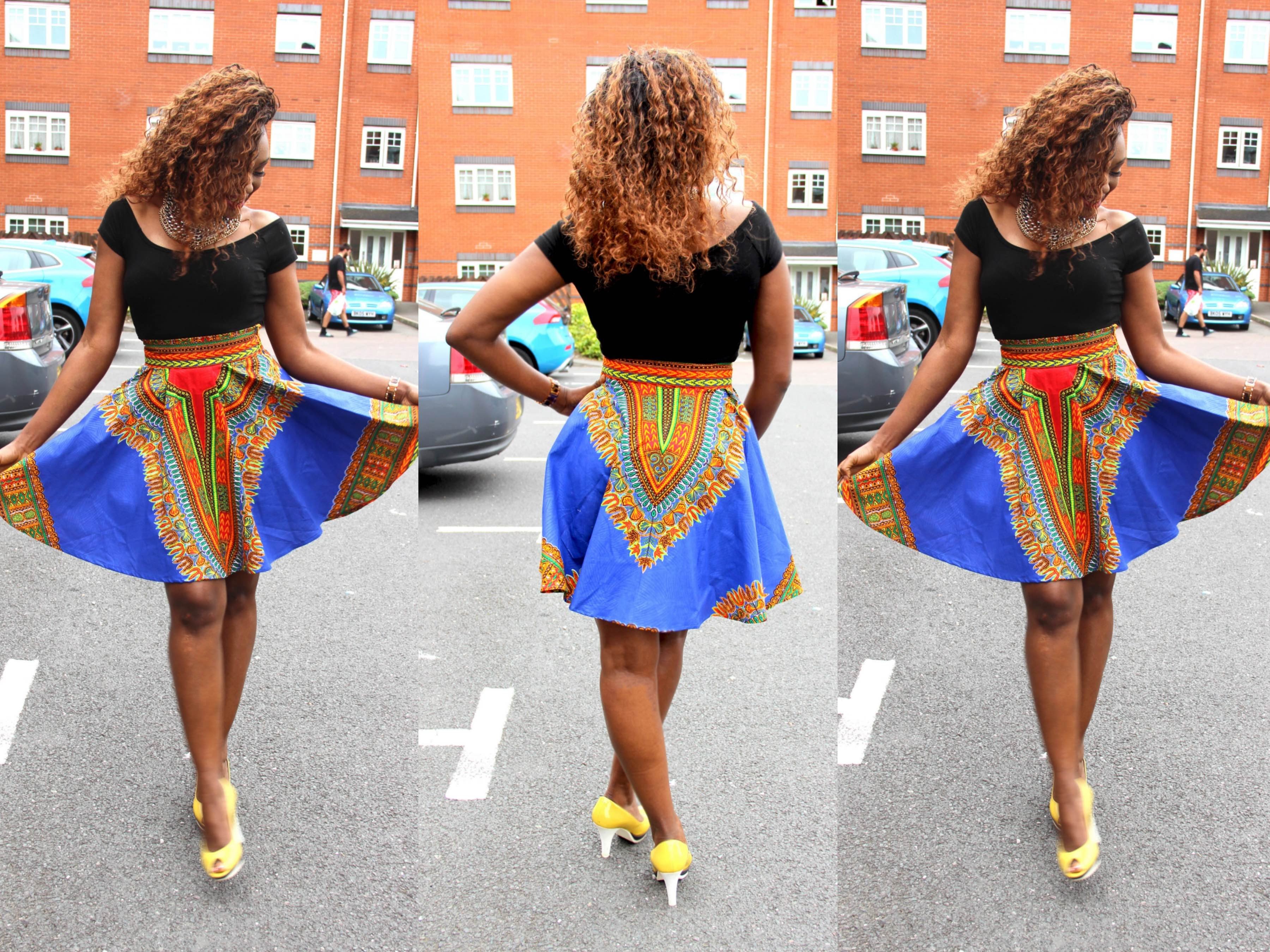 HOW TO MAKE A ROUND ( SCATTER) ANKARA SKIRT