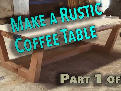 How to make a rustic live edge coffee table Part 1 - The top  (Awesome Coffee Table)