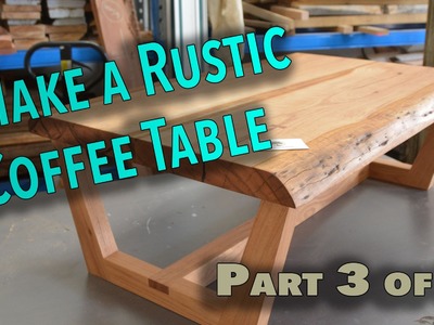 How to make a rustic live edge coffee table Part 3 - The bowties and finish (Awesome Coffee Table)