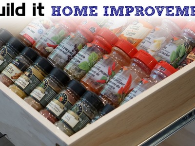How To Make A Spice Drawer - Kitchen Cabinet Build