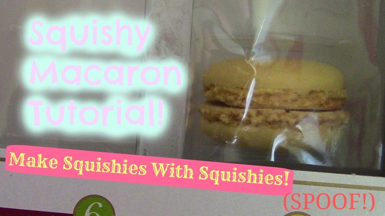 How To Make A Squishy Macaron! | Make Squishies With Squishies! (SPOOF!)