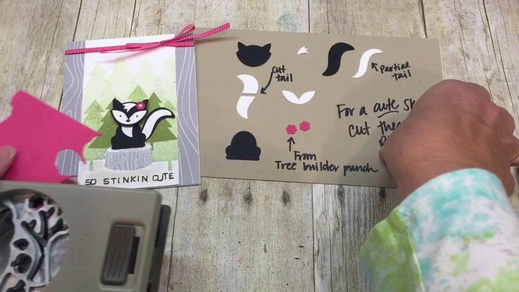 How to make a sweet Skunk from Foxy Friends!
