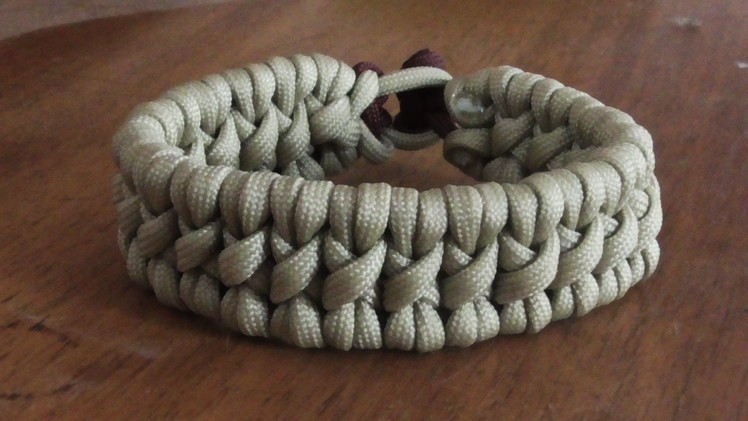 How To Make A Tyrannosaurus Rex Paracord Survival Bracelet Without Buckle
