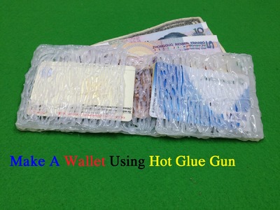 How to make a wallet using hot glue gun - Life Hacks hot glue gun