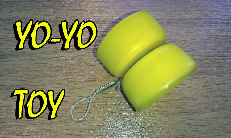How to make a Yo-Yo - easy way Yo-Yo From Plastic Covers