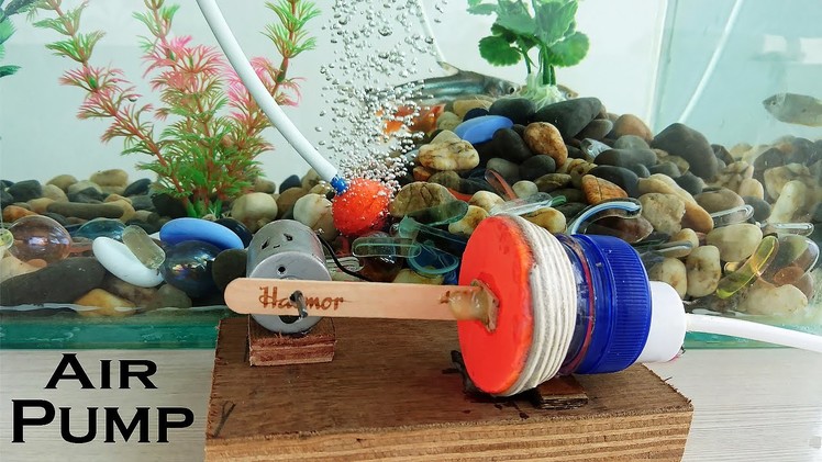 How to Make an Air Pump for Aquarium using bottle