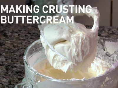 How to make crusting buttercream | Cake Decorating Tutorial with Corrie Rasmussen