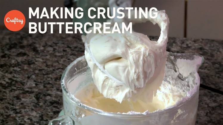 How to make crusting buttercream | Cake Decorating Tutorial with Corrie Rasmussen