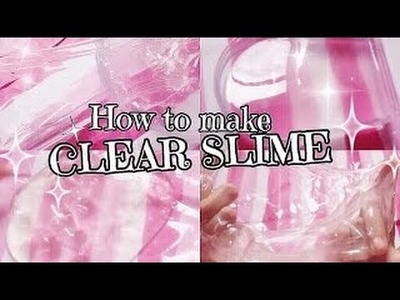 How to make crystal slime with three ingredients