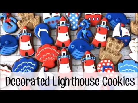 How to Make Decorated Lighthouse Cookies