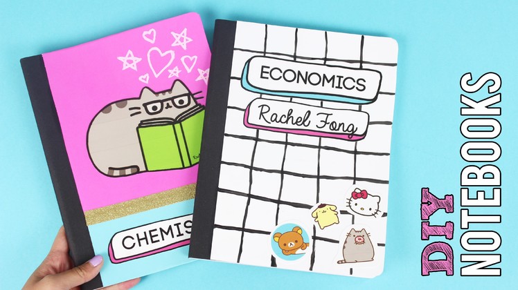 How to Make DIY Back to School Notebooks!