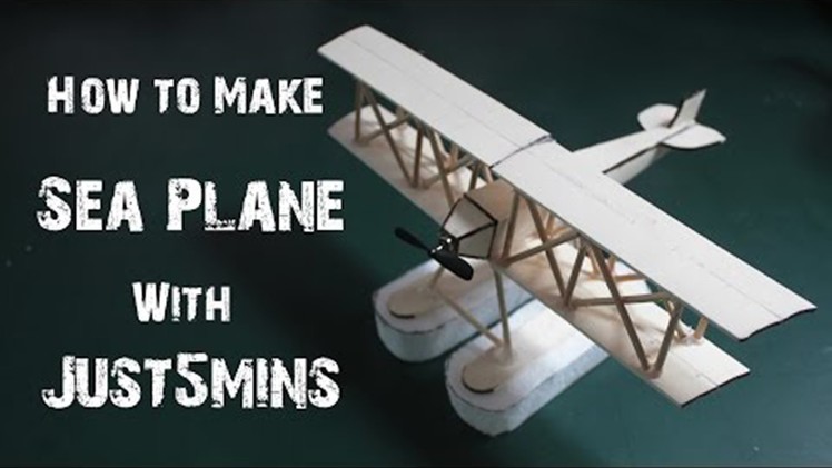 How to make Floating AIRCRAFT at home - Easy-to-Make - Just5mins