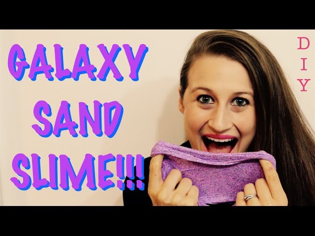 How To Make Galaxy Sand Slime
