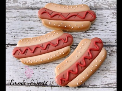 How to Make Hot Dog Cookies by Emma's Sweets