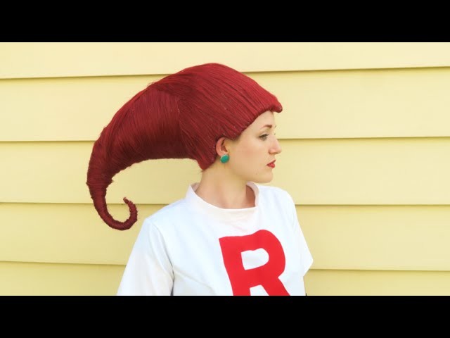 How To Make Jessie Hair Team Rocket Pokemon Cosplay!
