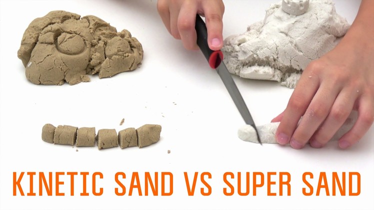 How to make Kinetic Sand | Super Sand vs Homemade Kinetic Sand DIY