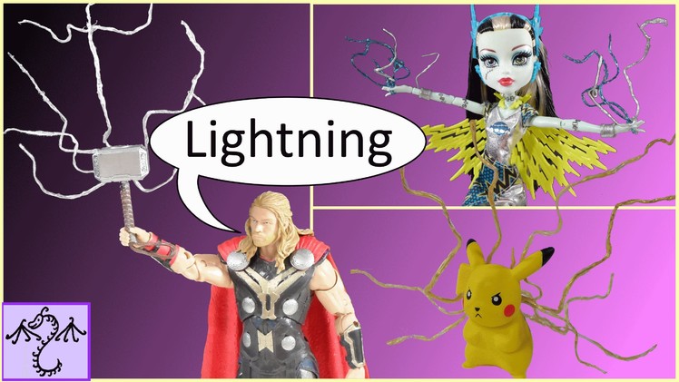 How to Make Lightning Electricity Effect for Action Figures & Toys