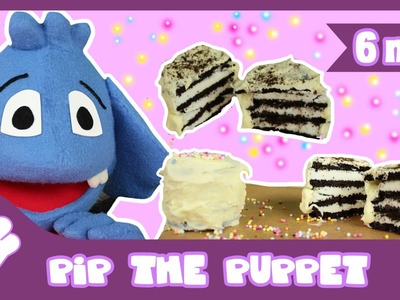How to Make Mini Cookie Cakes Recipe | Pip The Puppet