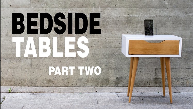 How to Make Night Stand - Part 2.3 | Scandinavian Side Tables