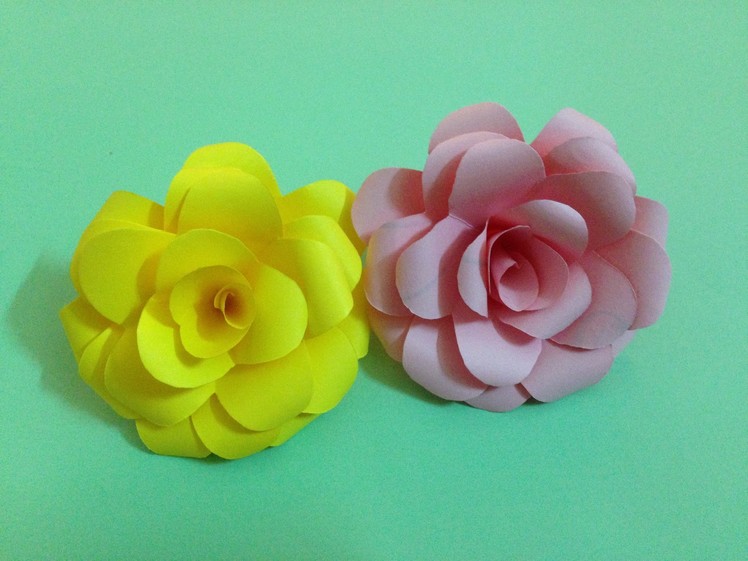How to make rose paper flower | Easy origami flowers for beginners making | DIY-Paper Crafts