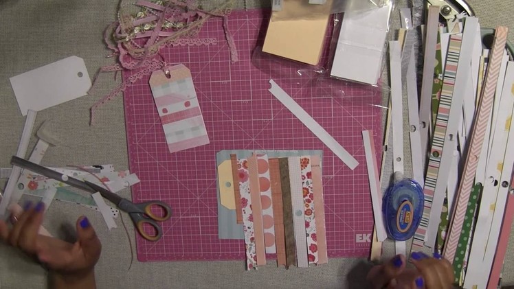 How to make Simple Gift Tags - Handmade from Paper Pad Strips