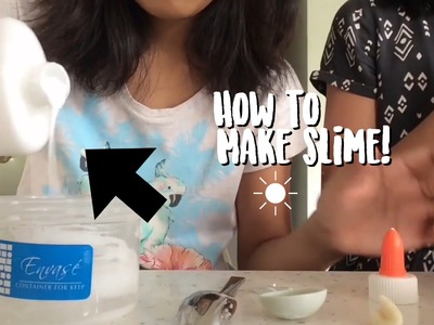 HOW TO MAKE SLIME WITH ONLY 2 INGREDIENTS