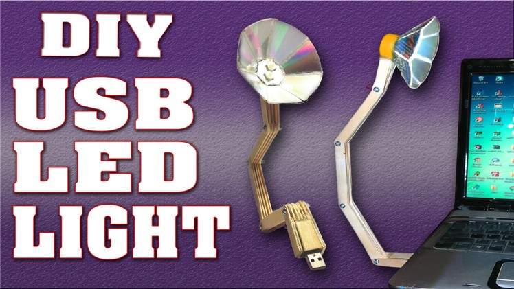 How to Make USB LED Light at Home - Homemade DIY USB LED Lamp Flash Light