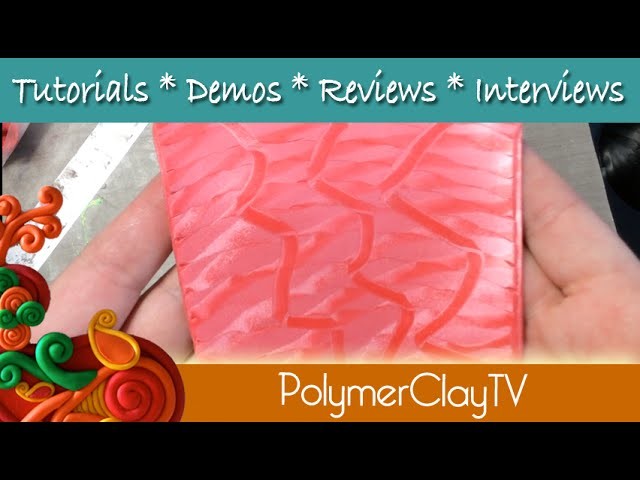 How to mica shift polymer clay and create a patterned sheet- the easy way